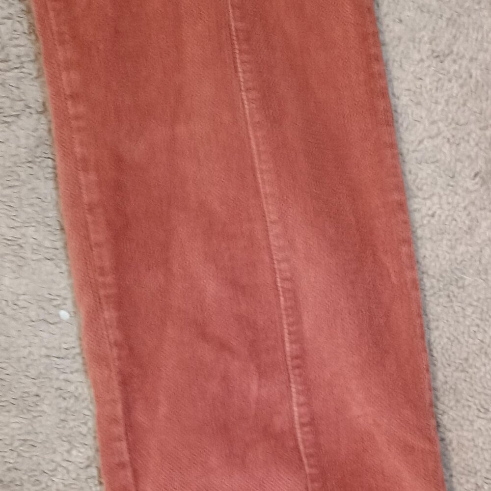 Urban Outfitters/Jumpsuit/Womens XS/Terracotta Wide Leg Corduroy Button Front - Picture 8 of 9